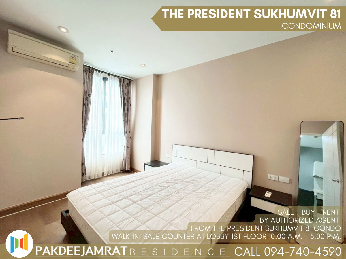 picture Rent The President Sukhumvit 81 1 bedroom 1 bathroom size 35 sq.m. 16,000 baht / month - 2/9