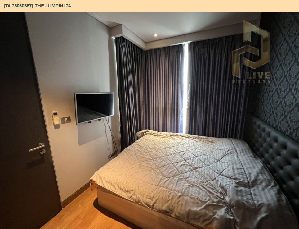 picture DL25080587 Condo for rent, The Lumpini 24 near BTS Phrom Phong, ready to move in, call urgently 0656133286 LineID @655ebbvc - 3/14