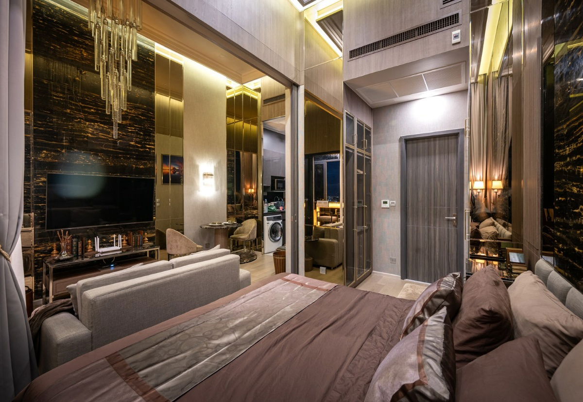 รูป ให้เช่า Ashton Asoke ติดรถไฟฟ้า อยู่ชั้นสูง ตกแต่งครบ สไตล์ luxury - รูปที่ 4/15