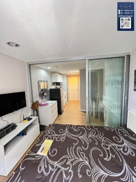 💙For rent The Kris Extra 7, good price, ready to move in, MRT Sutthisan💙 Call 062-2962295 Ni// Line id: @enrichagent
