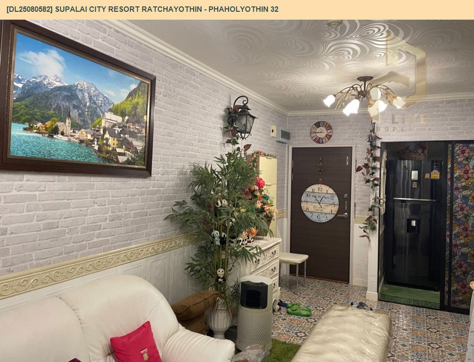 picture DL25080582 Condo for rent, Supalai City Resort Ratchayothin - Phaholyothin 32 near MRT พหลโยธิน, ready to move in, call urgently 0656133286 LineID @534wlwof - 15/15