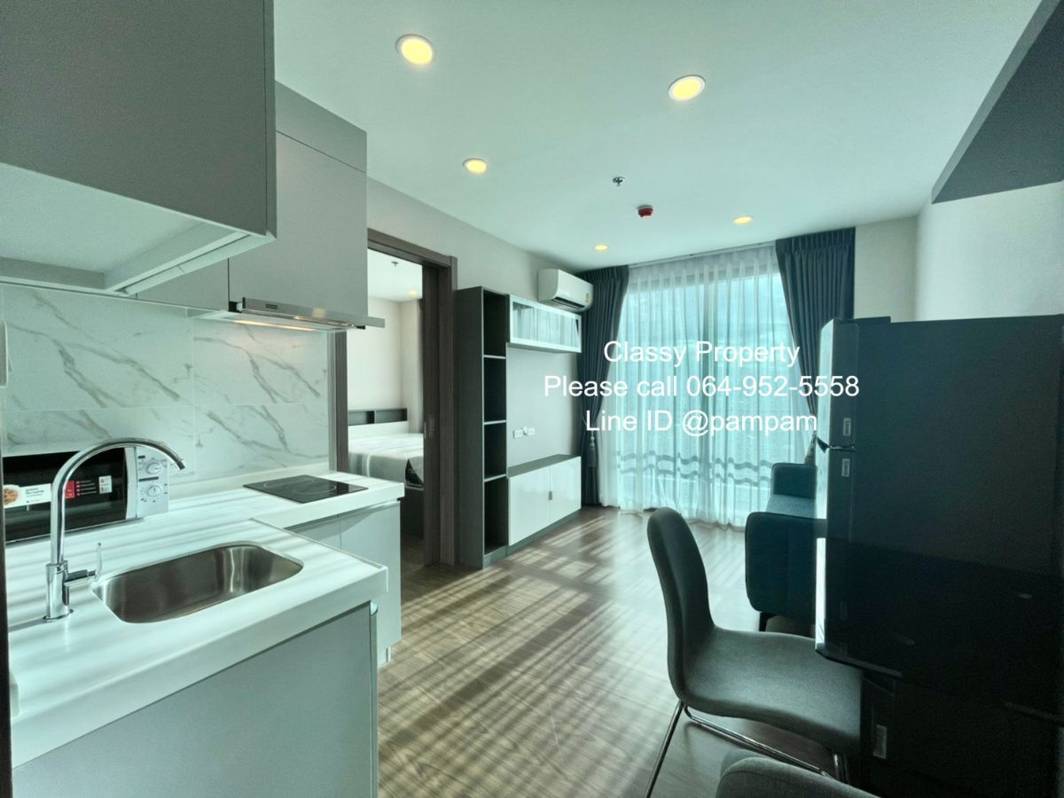 picture Condo for rent : Artisan Ratchada 1 Bedrooms Nice decorated High floor Fully furnished near MRT Cultural Centre - 7/10