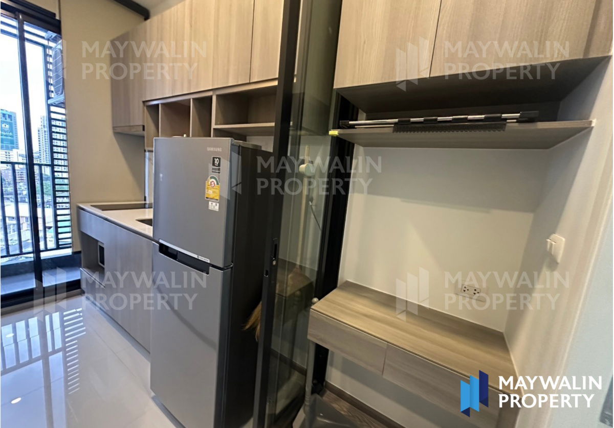 รูป 📌 ให้เช่า Knightsbridge kaset - society (ไนท์บริดจ์ เกษตร โซไซตี้) ☘ Studio I 27 sqm ☘ ราคา 16k‼ 🔥🔥 ถูกที่สุดในโครงการ🔥🔥📲 Line ID: 0842932624 - รูปที่ 7/8