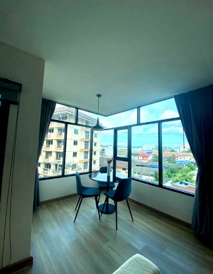 คอนโดให้เช่า :  ให้เช่าคอนโด ดิ อินดี๊ด คอนโด เกษตร  (The indeed condo kaset sriracha) 2 ห้องนอน 42 ตรม. ชั้น 5 หลัง ม.เกษตรศาสตร์ ศรีราชา ให้เช่าราคา 12,000฿/เดือน