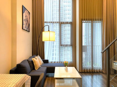 ✨ ให้เช่า ไนท์​บริดจ์​ สเปซ​ พระรา​ม​ 9 คอนโดหรู Duplex Style​ ✨