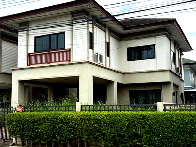 Houses for sale Sam Khok Pathumthani : 2-storey detached house, Kritsana Village, Rama 5 - Kanchanaphisek (ready to sell as is, 6.5 mb, market price 8.5 mb)