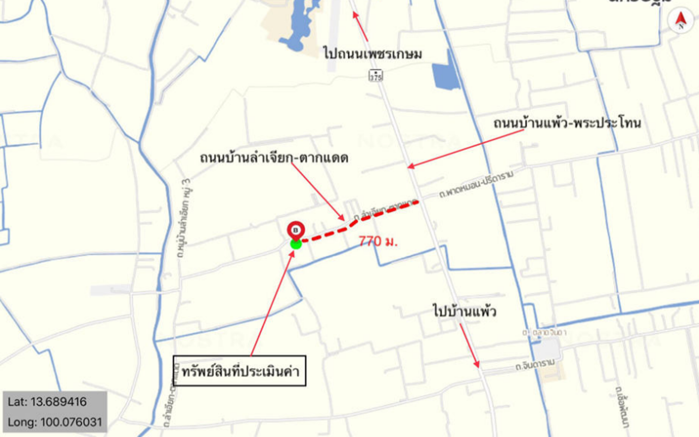 รูป บ้านเดี่ยว สำหรับขาย - ตลาดจินดา สามพราน นครปฐม - รูปที่ 14/14