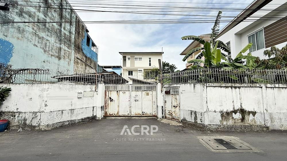 รูป ขายที่ดิน เจริญราษฎร์ 4 ขนาด 75 ตร.ว. เหมาะสำหรับสร้างบ้านหรือสำนักงาน  - รูปที่ 1/6