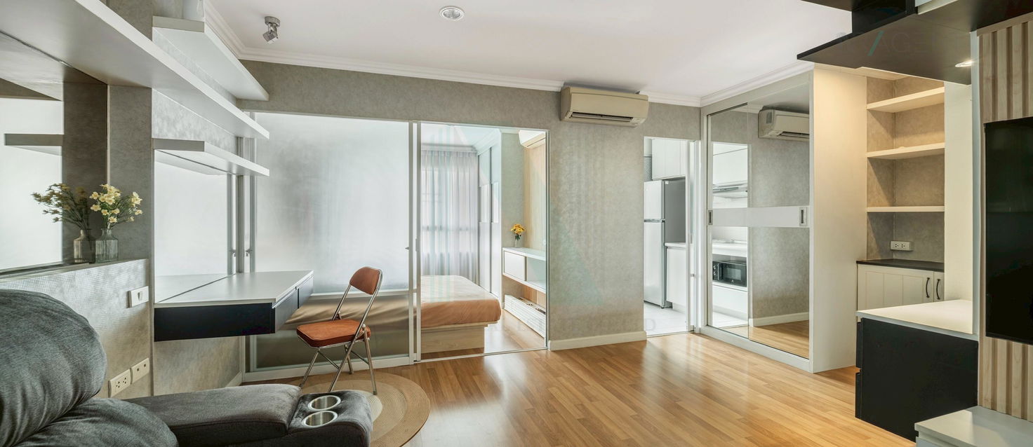 picture 📌 For Rent Condo LUMPINI PLACE RAMA IX - RATCHADA Building C, Floor 25,1 bed room, Room size 35 sqm - 7/8