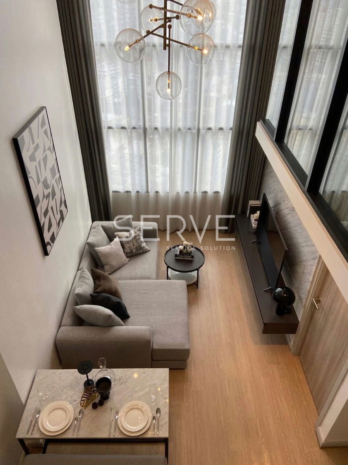 picture 🔥45K - Duplex 2 Bed 1 Work Room 1 Living Room Modern Style River View Next to BTS Chong Nonsi 600 m. at Knightsbridge Prime Sathorn Condo / For Rent - 4/11