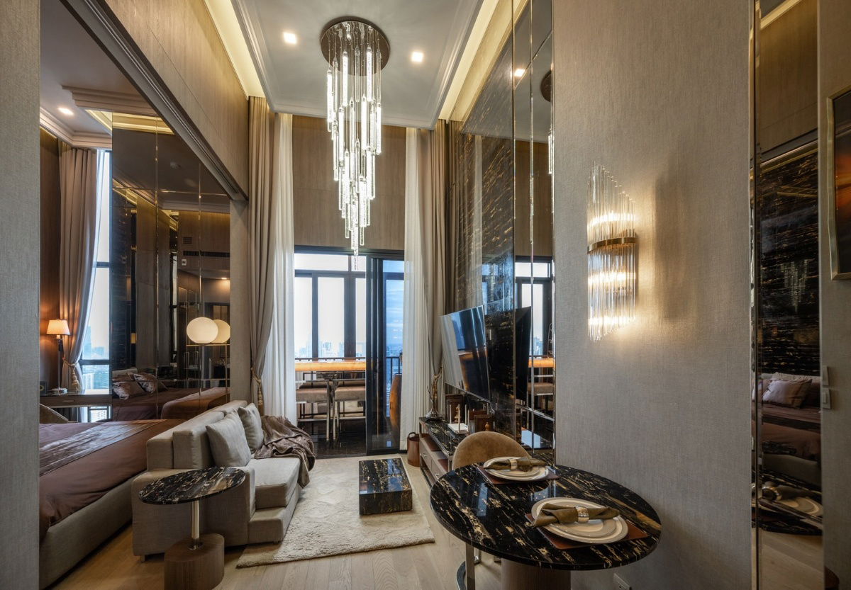รูป ให้เช่า Ashton Asoke ติดรถไฟฟ้า อยู่ชั้นสูง ตกแต่งครบ สไตล์ luxury - รูปที่ 11/15
