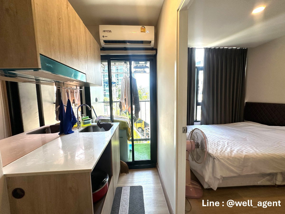 รูป For Rent | ดิ อินดี๊ด คอนโด เออร์เบิน ศรีราชา  📞 Call: 064-242-6068  🌊 เฟอร์ครบ | ห้องสวย | มีเครื่องซักผ้า - รูปที่ 7/13