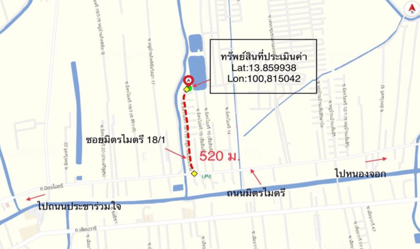 รูป บ้านเดี่ยว สำหรับขาย  คู้ฝั่งเหนือ เขตหนองจอก กรุงเทพมหานคร - รูปที่ 18/18