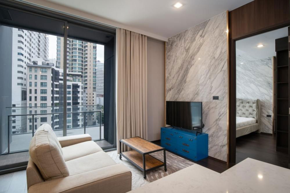 picture 🔥 For Rent !! 🔥 Code C20250800054..........Laviq Sukhumvit 57, 1 bedroom, 1 bathroom, There is a bathtub, furnished, ready to move in 📣📣 - 5/12