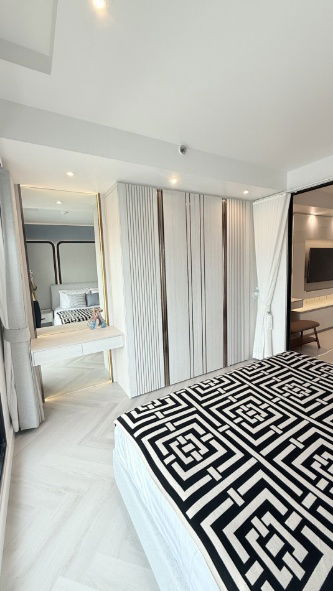 picture Condo for rent Supalai Casa Riva Vista 2, beautiful city view, next to the river, 44 sq m, 16th floor, ready to move in - 8/11