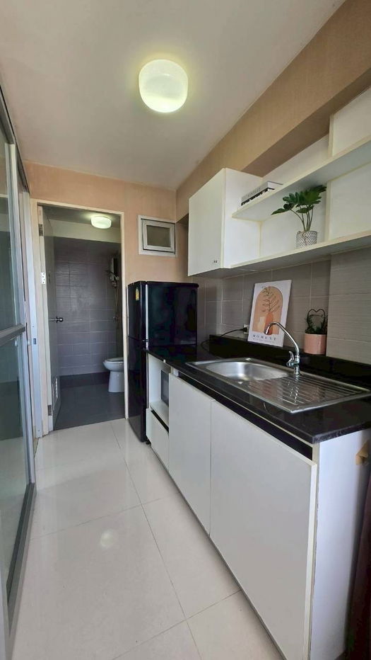 รูป SK01407 ให้เช่า Zoom Condo 49 Duplex 2 ชั้น เพดานสูง ขนาด 52.34 ตรม. ชั้น 6  เฟอร์ครบ ใกล้ ม.กรุงเทพฯ - รูปที่ 17/18