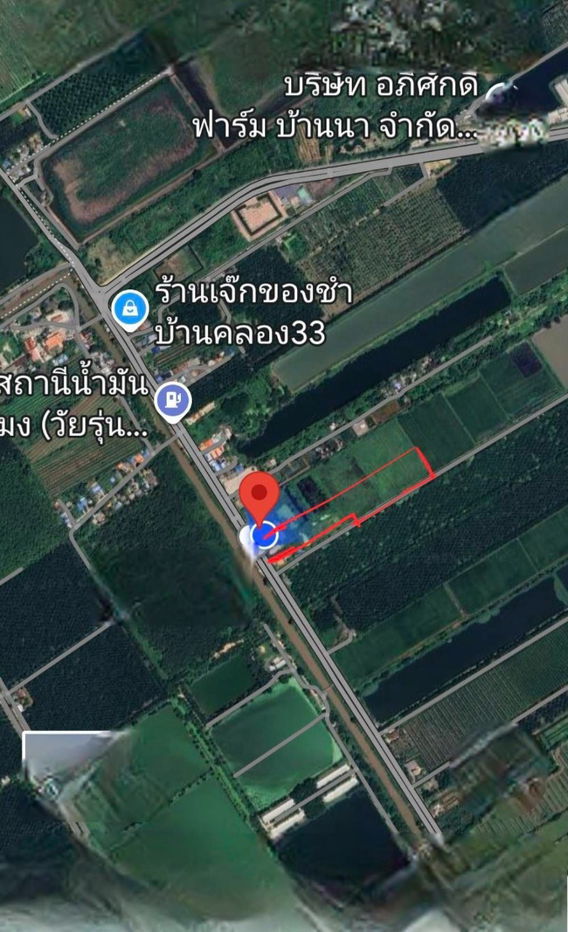 รูป ขายที่ดินเปล่า 51-0-47 ไร่ ติดถนน 4 เลน ต.บ้านพริก อ.บ้านนา จ.นครนายก ราคาดี - รูปที่ 7/7