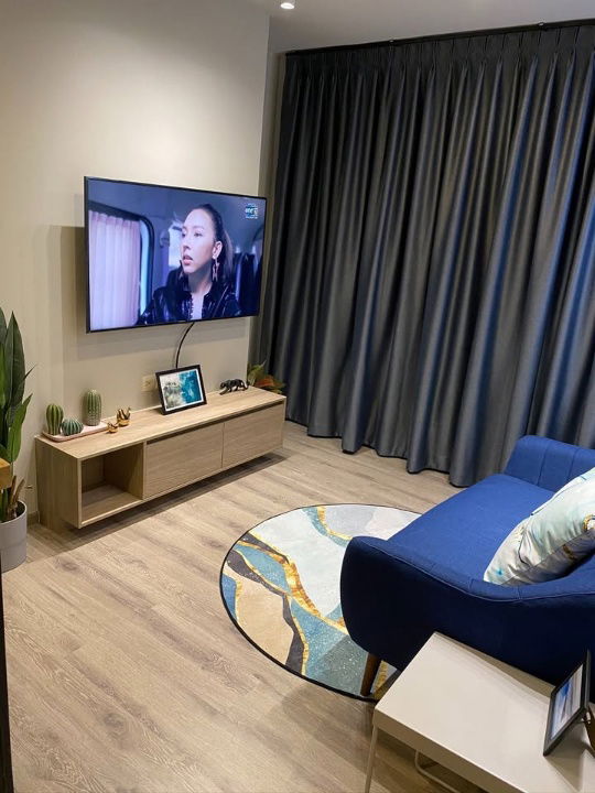 picture High-rise condo with beautiful views, 2 bedrooms, 2 bathrooms, for rent, near Wong Sawang MRT Station. Fully furnished. - 7/18