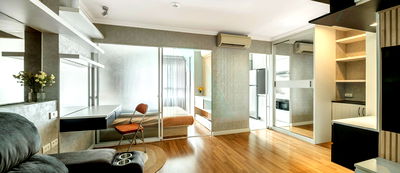 Condos for rent : 🔺 For Rent Condo LUMPINI PLACE RAMA IX - RATCHADA Building C, Floor 25,1 bed room, Room size 35 sqm