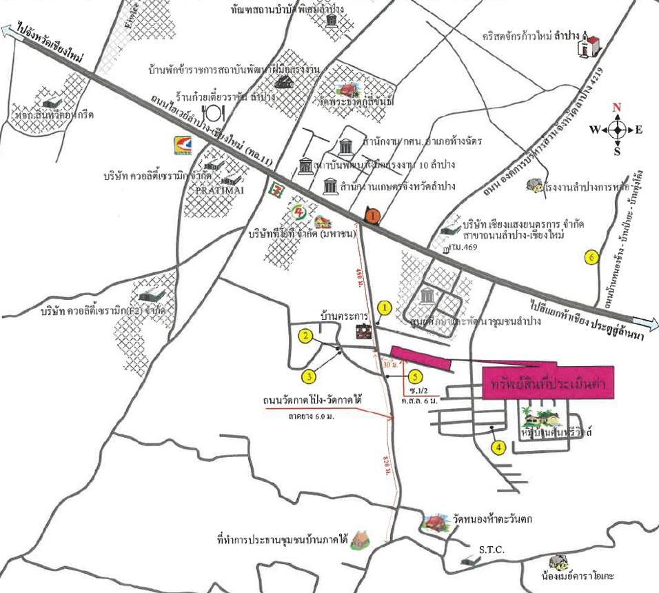 picture LAND for sale  Pong Sang Thong Muang Lampang Lamphang - 17/18