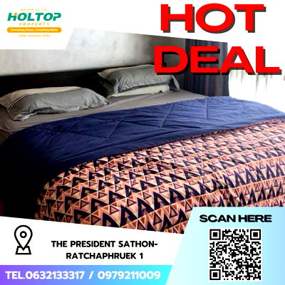 Condos for rent : #Z1968💥180868🔥 Condo for rent: The President Sathon-Ratchaphruek 1