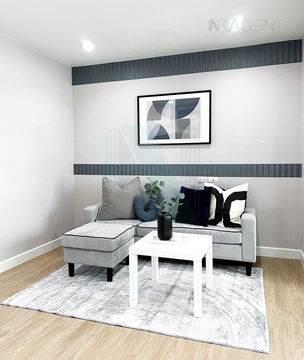 🚩 For Rent Condo THE TRUST RESIDENCE RATCHADA-RAMA 3 Building 1, Floor 30,1 bed room, Room size 31 sqm