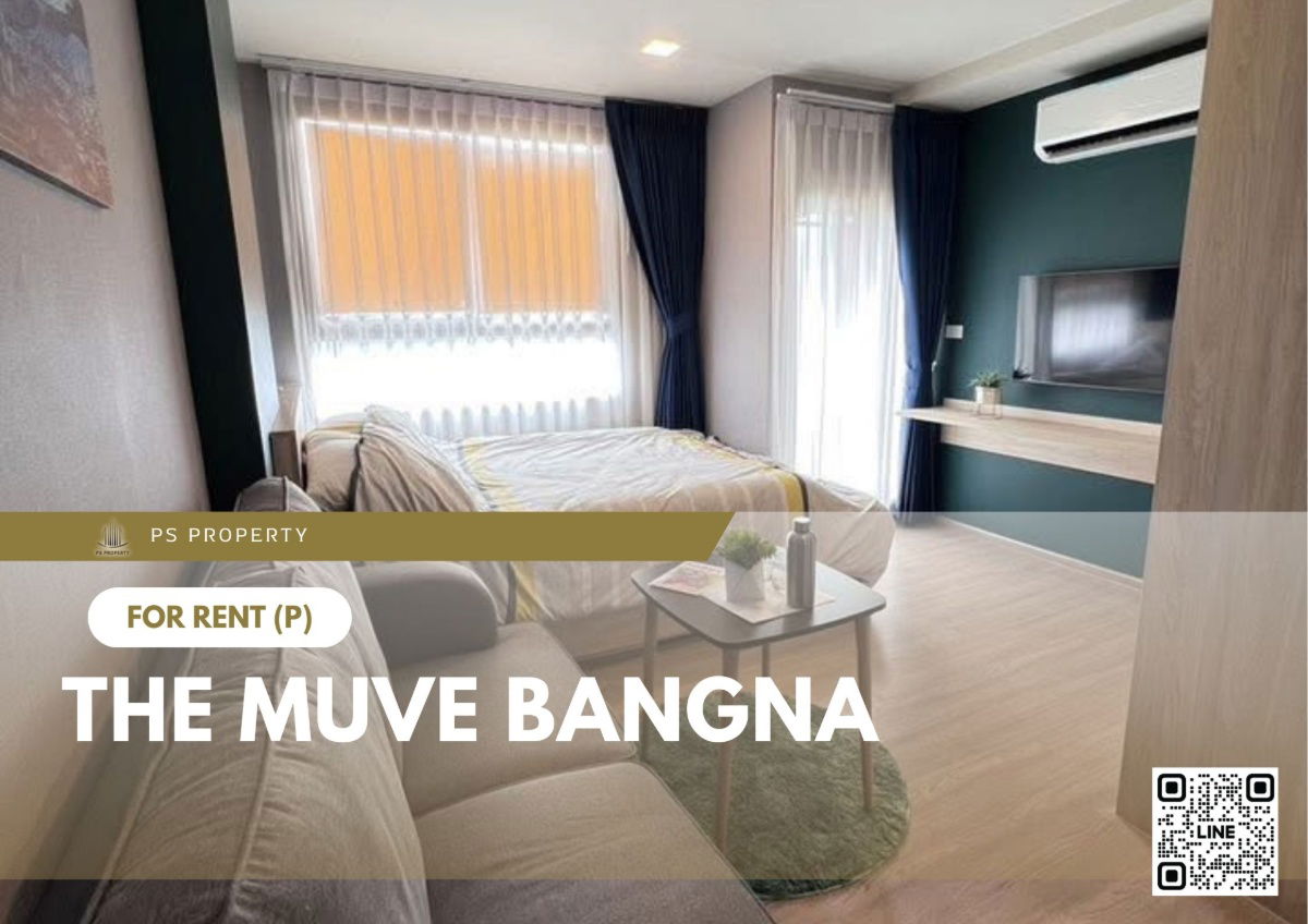 picture For rent 📍 THE MUVE Bangna 📍 Fully furnished and equipped, near Burapha Withi Expressway - 1/10
