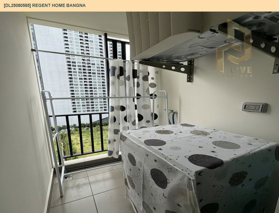 รูป DL25080585 ให้เช่าคอนโด รีเจ้นท์ โฮม บางนา (Regent home bangna) ใกล้ BTS บางนา พร้อมเข้าอยู่ โทรด่วน 0638692663 LineID @655ebbvc - รูปที่ 8/10