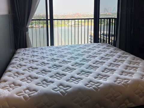 🔺 For Rent Condo THE POLITAN RIVE Building 1, Floor 15,1 bed room, Room size 31.00 sqm