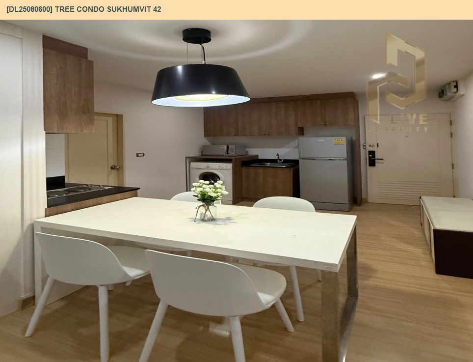รูป DL25080600 ให้เช่าคอนโด ทรี คอนโด สุขุมวิท 42 (Tree Condo Sukhumvit 42) ใกล้ BTS เอกมัย พร้อมเข้าอยู่ โทรด่วน 0638692663 LineID @655ebbvc - รูปที่ 4/23