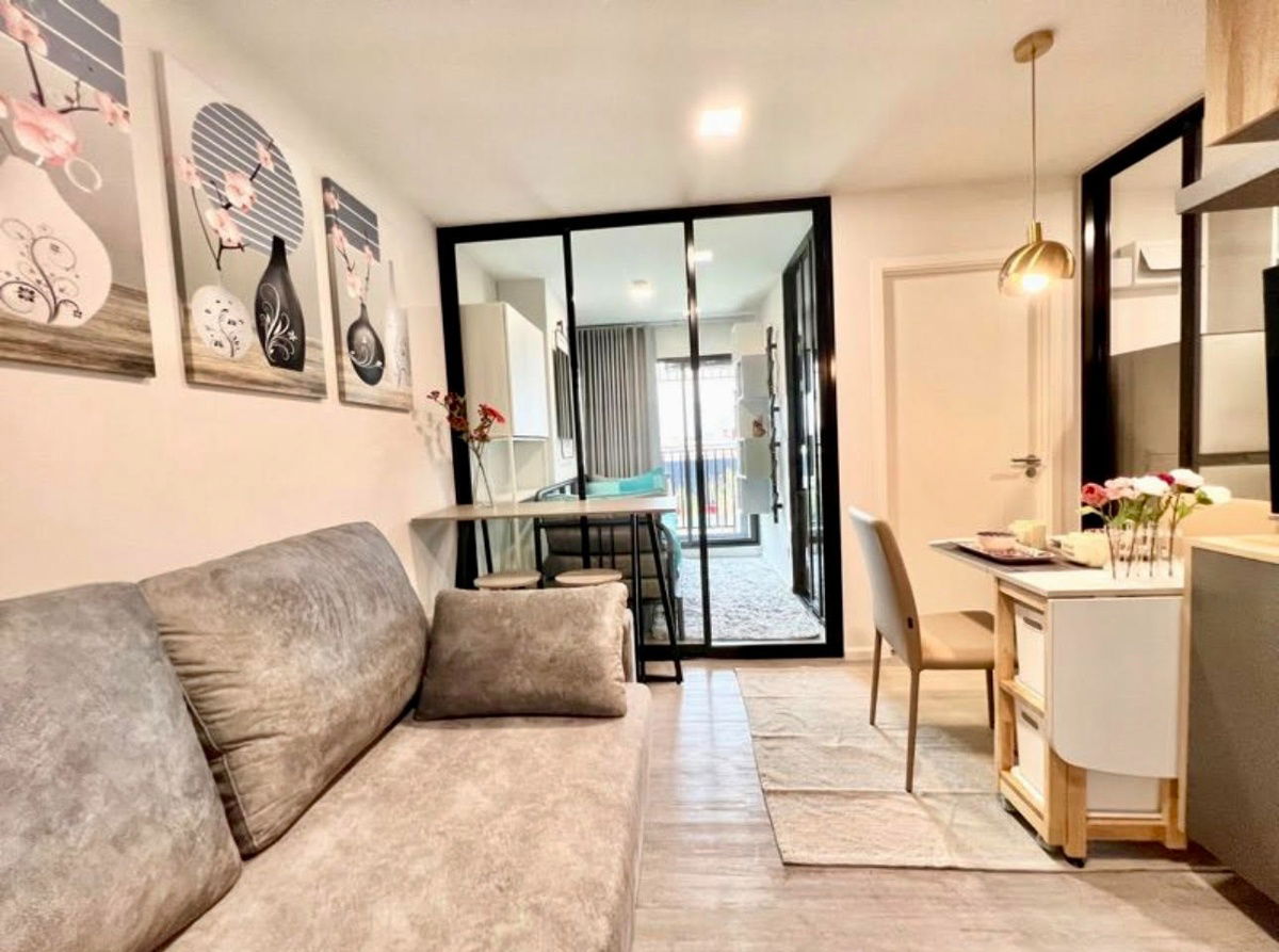 รูป code : B52 ให้เช่าคอนโด แอทโมซ ทรอปิคานา บางนา (Atmoz Tropicana Bangna) | ห้องหัวมุมใหญ่สุด ชั้น 5 อาคาร A วิวสวน เฟอร์ครบ เครื่องใช้ไฟฟ้าครบ - รูปที่ 2/14