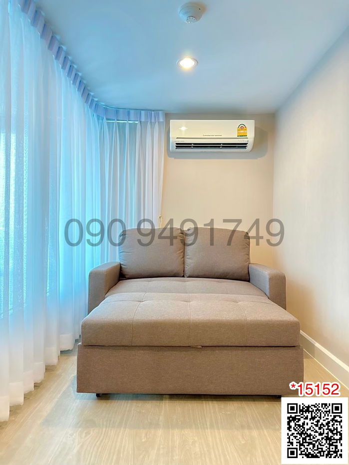 รูป เช่า คอนโด เมโทร สกาย ประชาชื่น type 2 ชั้น ห้องตกแต่งสวย พร้อมเข้าอยู่ ใกล้ MRT สถานีบางซ่อน - รูปที่ 10/15