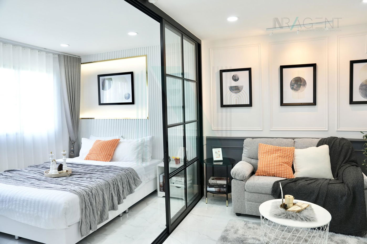 picture 🔺 For Sell Condo LUMPINI CENTER NAWAMIN Building B, Floor 2,1 bed room, Room size 27 sqm - 1/8