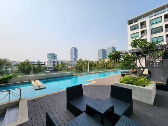 รูป สถานะตามภาพปก **ห้องว่างครับผม 42ตรม. แต่งสวยครัวปิด ใหญ่สุด!!** ให้เช่า The Niche Mono บางนา **แต่งจัดเต็ม มีเครื่องซักผ้าSN431.44 - รูปที่ 27/41