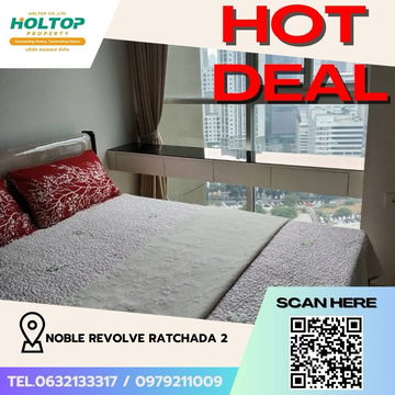 #Z1982💥180868🔥Condo for rent: Noble Revolve Ratchada 2