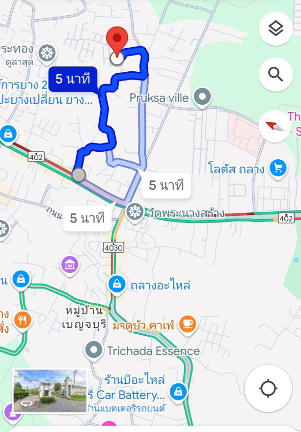 รูป ขายทาวน์เฮาส์ 2 ชั้น แปลงมุม ม.พฤกษาวิลล์ (บ่อกรวด) บรรยากาศร่มรื่น ทำเลดี เดินทางสะดวก ใกล้โลตัสและแม็คโคร ถลาง - รูปที่ 9/9
