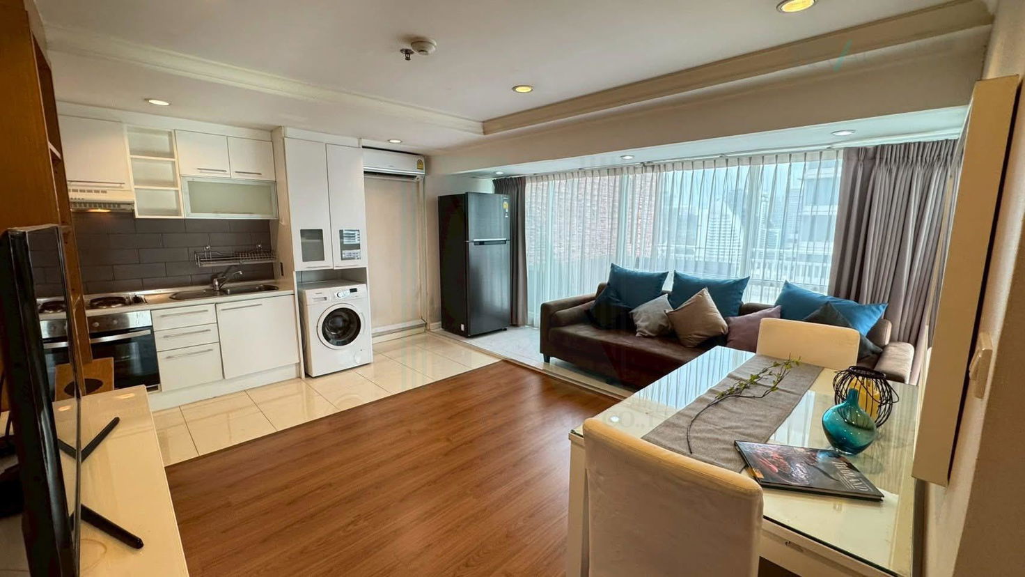 picture 🎉 For Rent Condo GRAND PARK VIEW Building 1, Floor 30,2 bed room, Room size 100.00 sqm - 6/8