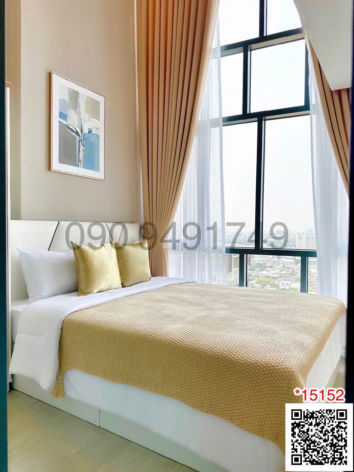 รูป เช่า คอนโด เมโทร สกาย ประชาชื่น type 2 ชั้น ห้องตกแต่งสวย พร้อมเข้าอยู่ ใกล้ MRT สถานีบางซ่อน - รูปที่ 2/15