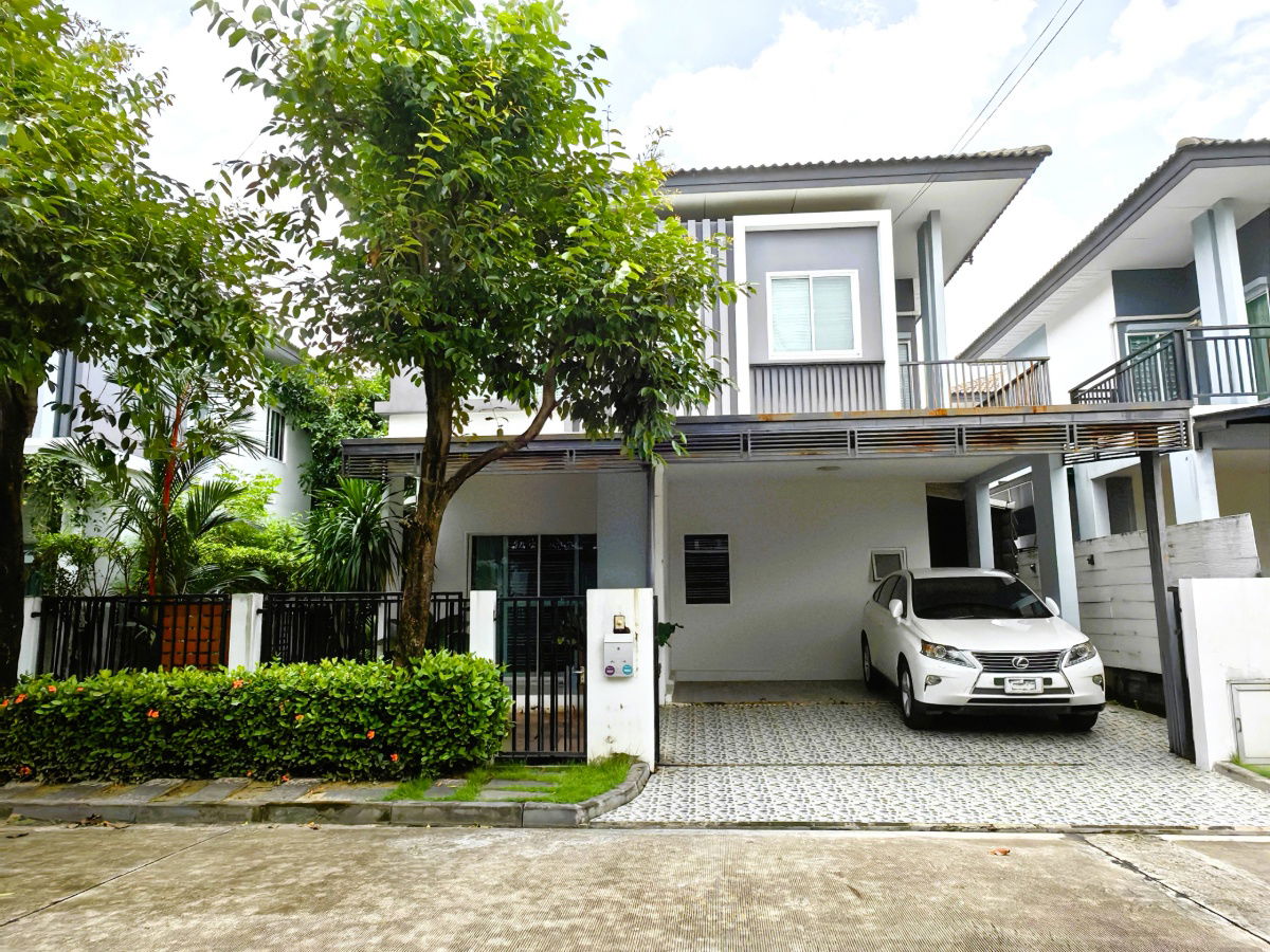รูป ขายบ้าน 2 ชั้น อิคอนเนเจอร์ รามอินทรา109 ใกล้ถนนรามอินทรา ใกล้รถไฟฟ้าสายสีชมพู แถมเฟอร์พร้อมเข้าอยู่ได้เลย ถูกสุดในโครงการ - รูปที่ 1/40