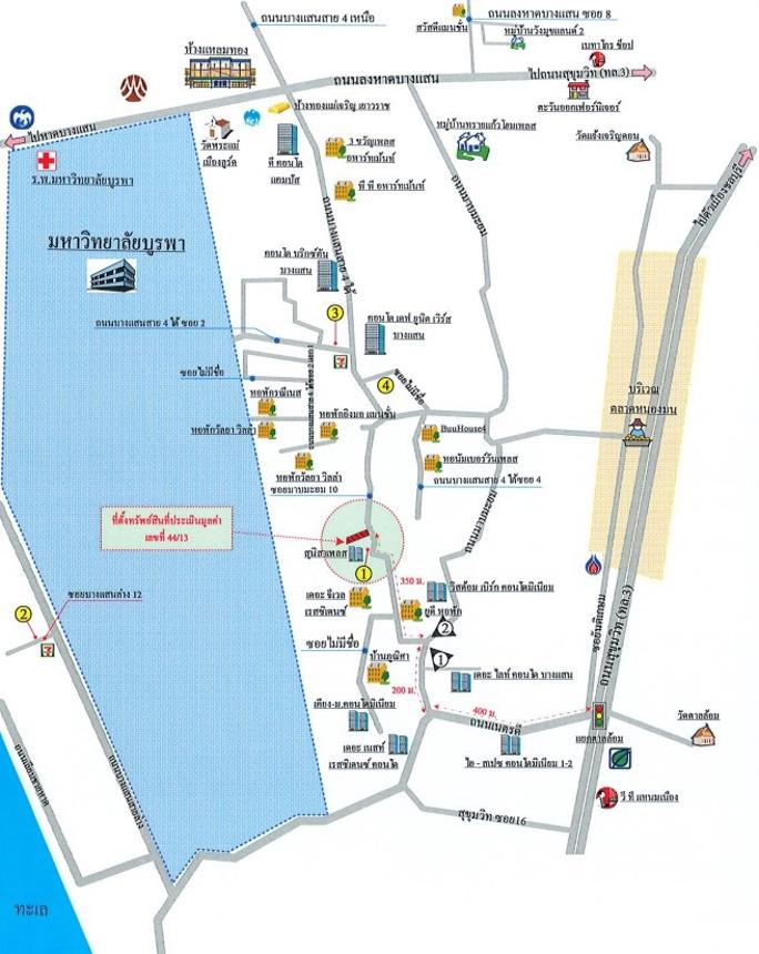 รูป อาคารพาณิชย์ สำหรับขาย - แสนสุข เมืองชลบุรี ชลบุรี - รูปที่ 29/30
