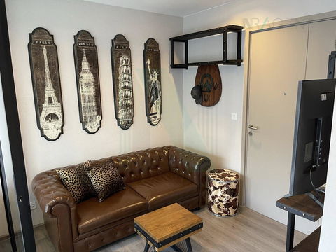 🚩 For Rent Condo THE POLITAN RIVE Building 1, Floor 48,1 bed room, Room size 25 sqm