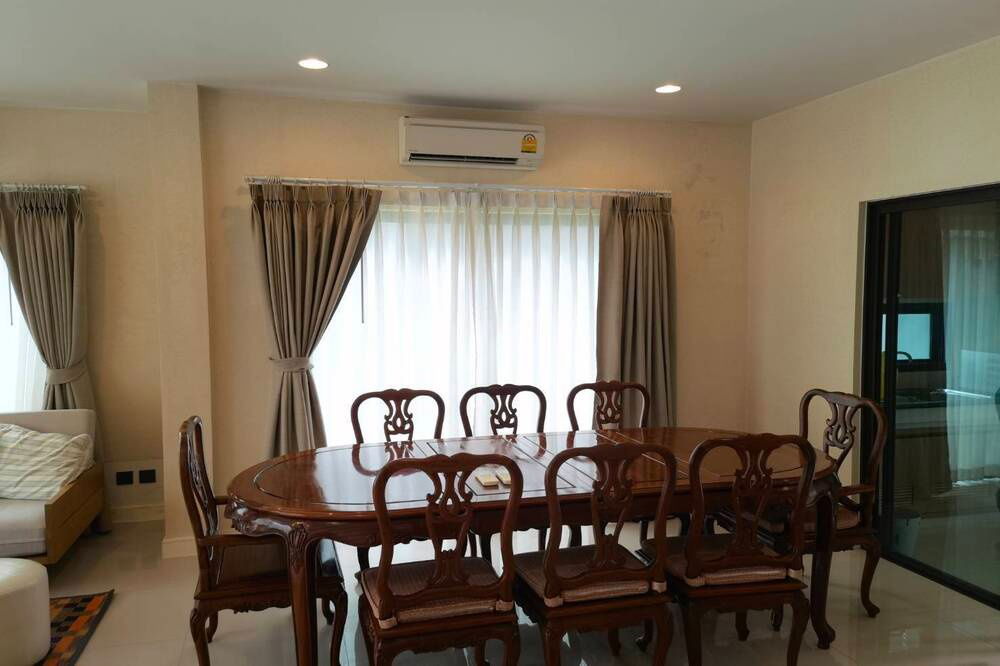 picture  For Rent !! Single house !! 🔥 Code C20230800095..Setthasiri - Krungthep Kreetha, 4 bed, 3 bath, 2 Storeys, prime area, furnished, ready to move in 📣 - 6/11