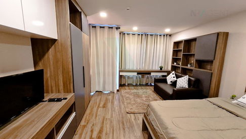🚩 For Rent Condo SUN CITY MRT YAEK FAI CHAI Building A, Floor 4,Studio, Room size 24.00 sqm