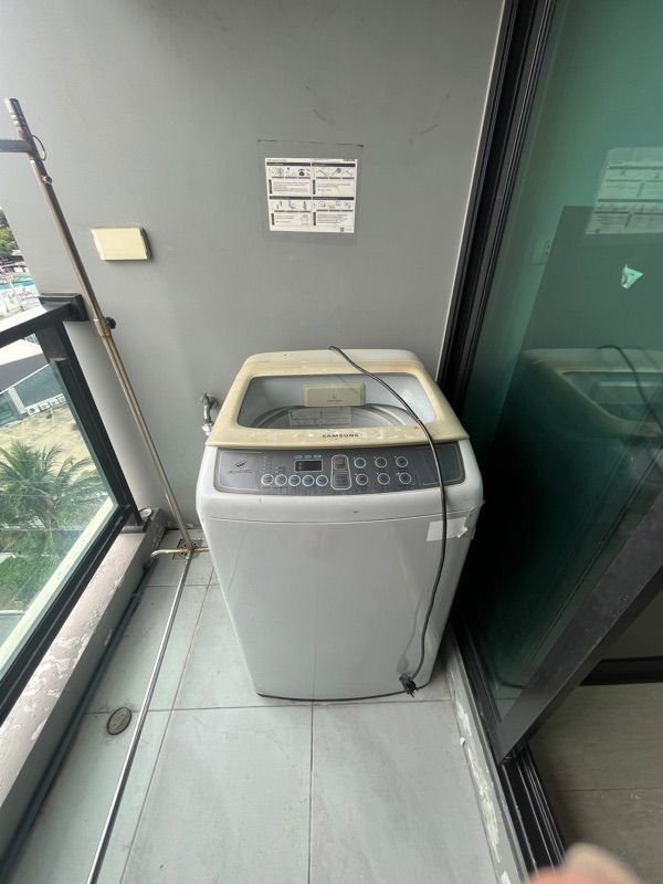 picture 🥳[Rent- RAR2508-2127] The Cube Nawamin-Ramintra. Fl.7*Washing machine *Near Fashion Island💚Line id: @thefirstagent** - 8/9