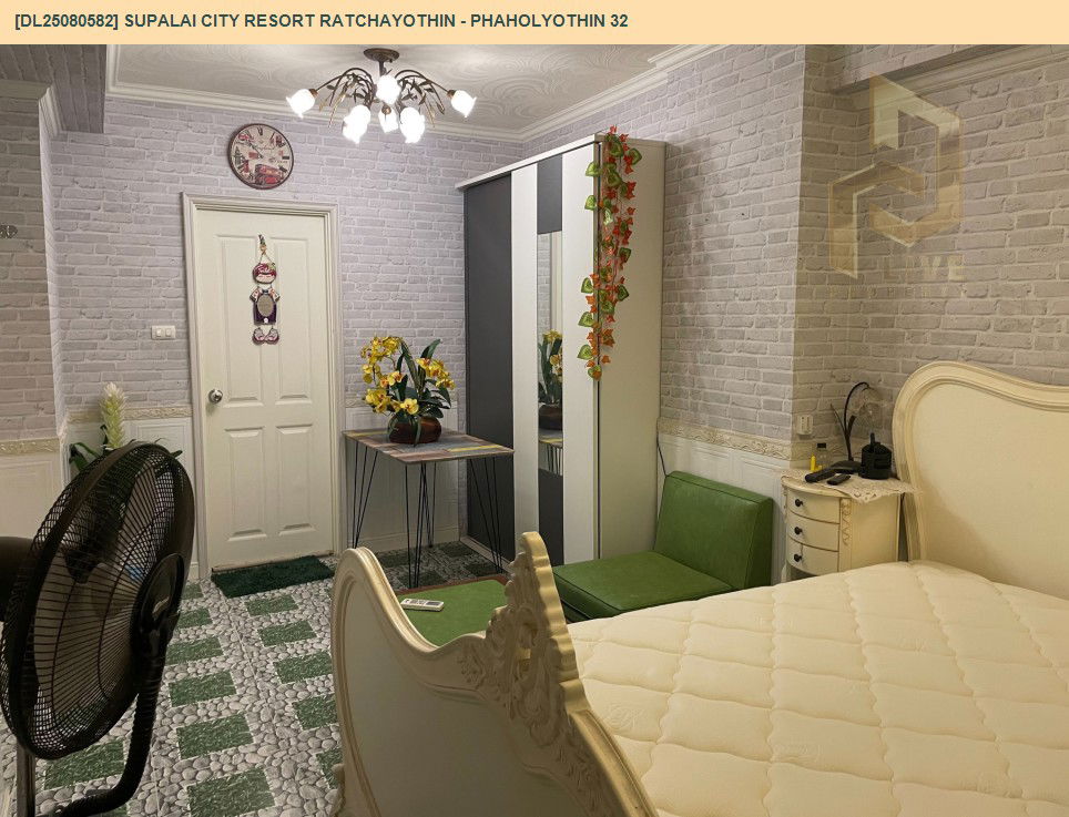 picture DL25080582 Condo for rent, Supalai City Resort Ratchayothin - Phaholyothin 32 near MRT พหลโยธิน, ready to move in, call urgently 0656133286 LineID @534wlwof - 5/15