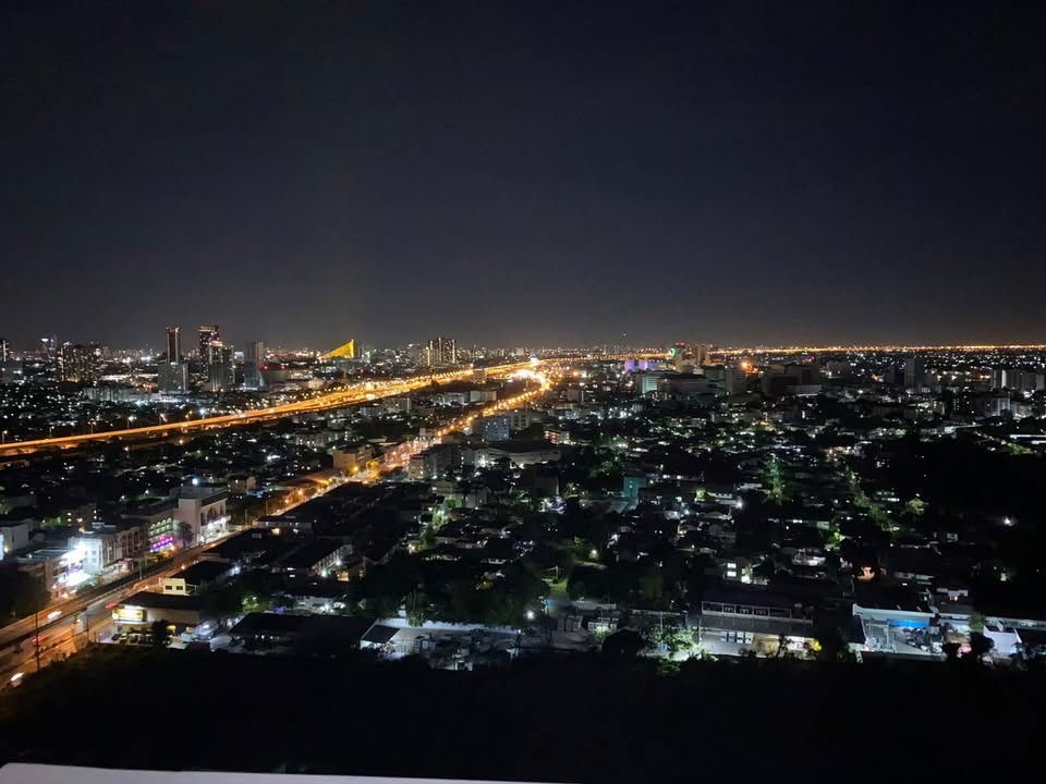 picture High-rise condo with beautiful views, 2 bedrooms, 2 bathrooms, for rent, near Wong Sawang MRT Station. Fully furnished. - 18/18