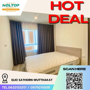 #R5789 🎉 190868 ให้เช่าคอนโด Elio Sathorn-Wutthakat