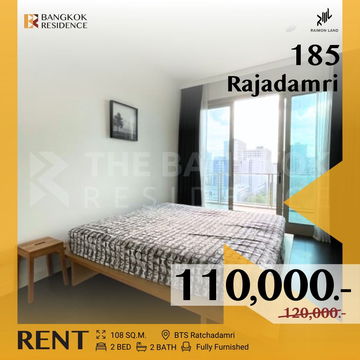  185 Rajadamri ✨ Unique Sport Club View, Newly Renovated Corner Condo 💫 ใกล้ BTS ราชดำริ 