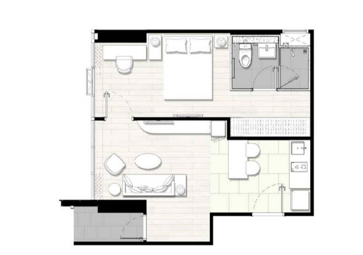 รูป 💥CP-8557💥ว่าง ให้ เช่า  แมสซารีน รัชโยธิน 👉แอดไลน์ @primahome  - รูปที่ 13/14