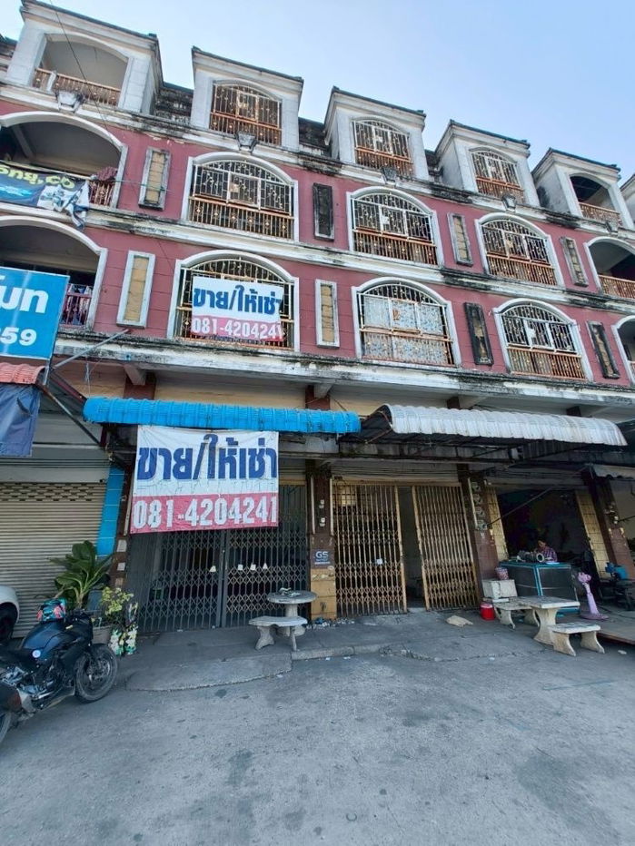 รูป เช่าหรือขาย อาคารพาณิชย์ 4 ชั้น 2 คูหา  คูหาละ 20 ตร.ว. ติดถนนเศรษฐกิจ 1 ตำบลนาดี เมืองสมุทรสาคร  - รูปที่ 1/11